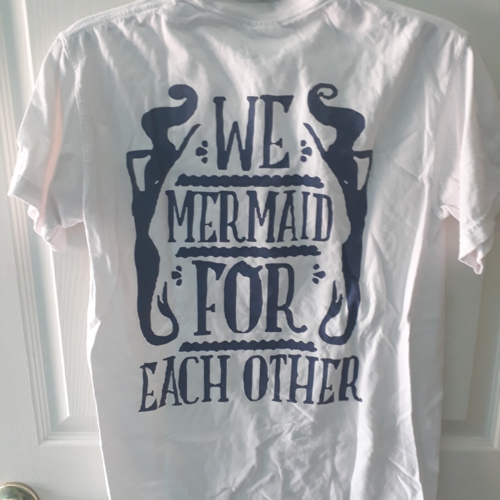 Chi Omega mermaid short sleeve tee